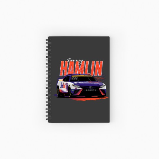Discover Denny Hamlin Spiral Notebooks   Ruled Line