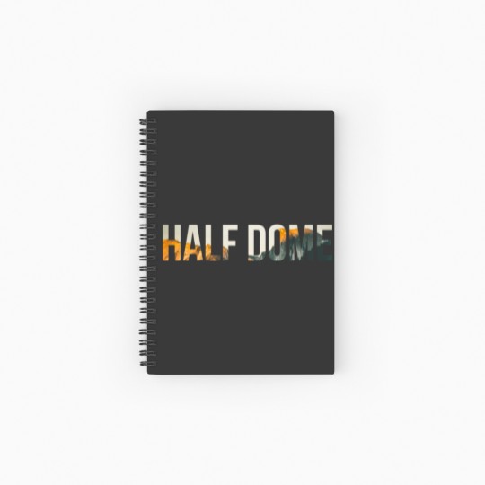 Discover Half Dome Sticker Spiral Notebooks   Ruled Line
