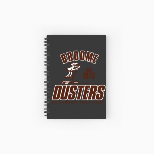 Discover Broome Dusters Hockey Spiral Notebooks   Ruled Line