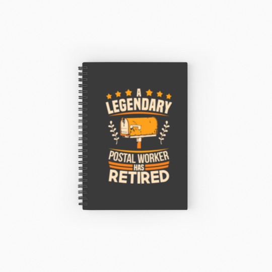 Discover Postal Worker, Retired Postal Worker Spiral Notebooks   Ruled Line
