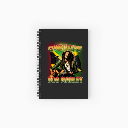 Discover Bob Marley One Love Spiral Notebooks   Ruled Line, Bob Marley Spiral Notebooks   Ruled Line
