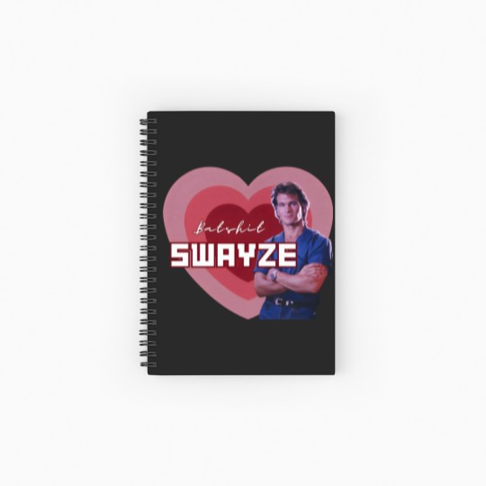 Discover Batshit Swayze Patrick Swayze Superfan Spiral Notebooks   Ruled Line
