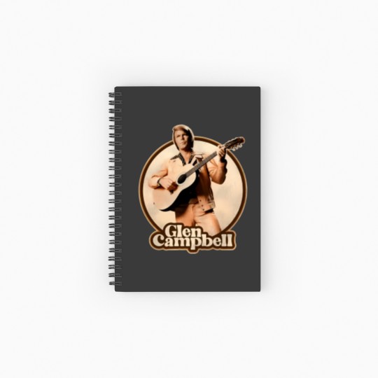 Discover Glen Campbell Tribute Spiral Notebook