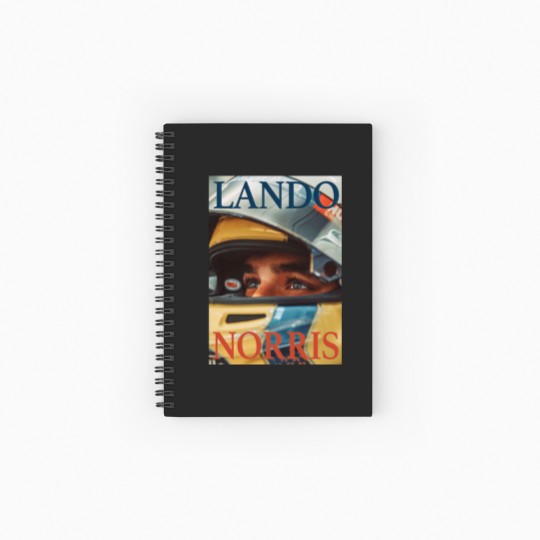 Discover Lando Norris Spiral Notebooks   Ruled Line, Racing Team Spiral Notebooks   Ruled Line, Driver Spiral Notebooks   Ruled Line, Fan Gift