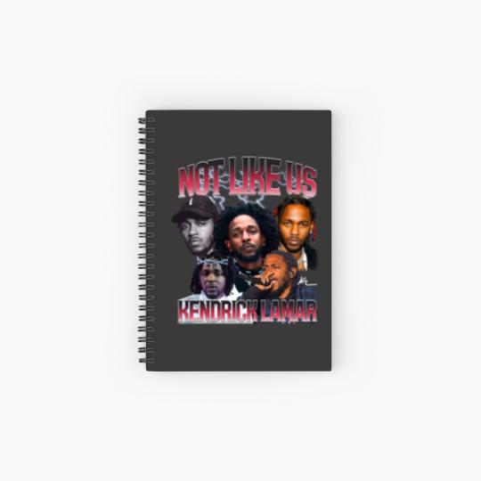 Discover Kendrick Lamar They Not Like Us Unisex Spiral Notebooks   Ruled Line, KDot, Euphoria