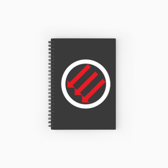Discover Anti Fascist Three Arrows Iron Front Spiral Notebooks   Ruled Line