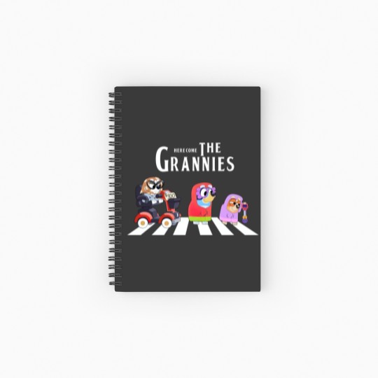 Discover Blue And Bingo Here Come The Grannies Spiral Notebooks   Ruled Line, Grannies Spiral Notebooks   Ruled Line, Blue Heeler Family