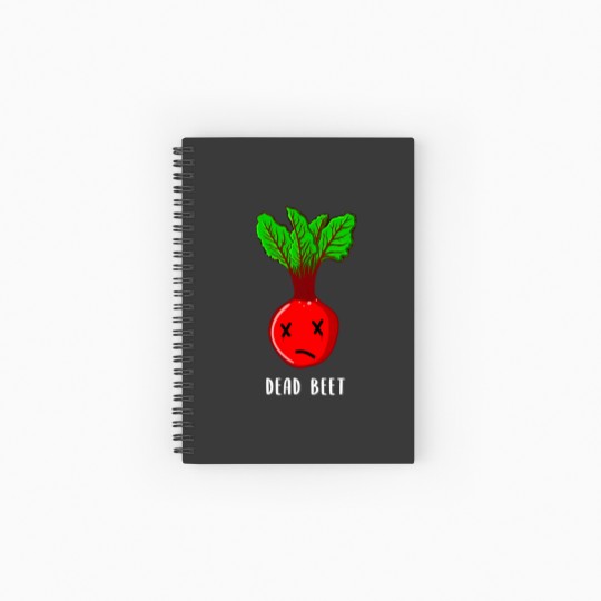Discover Dead Beet - Dead - Spiral Notebooks   Ruled Line