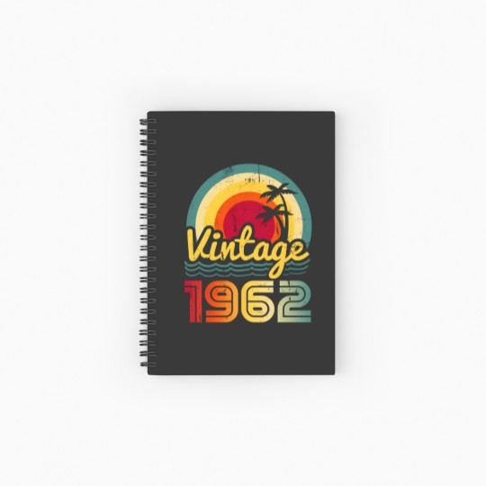 Discover Vintage 1962 Spiral Notebook