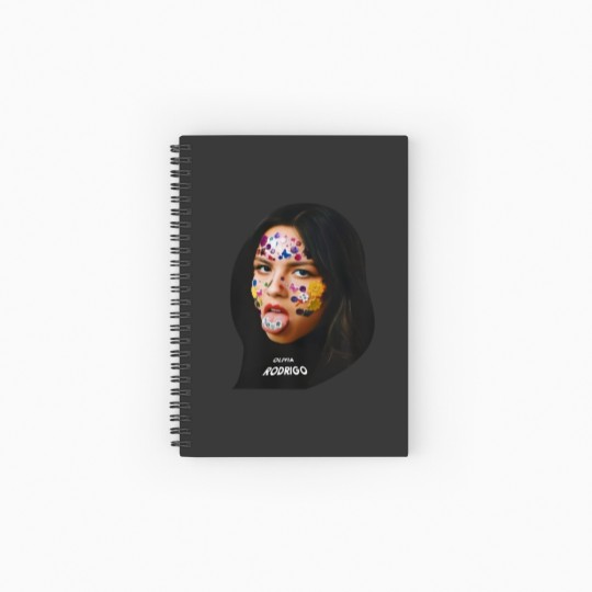 Discover Olivia Rodrigo Stick Face Vintage Spiral Notebooks   Ruled Line