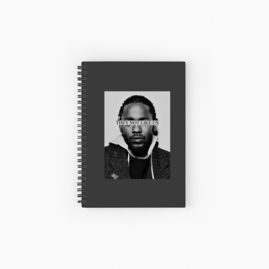 Discover Kendrick Lamar Not Like Us Gift For Fans Unisex Spiral Notebooks   Ruled Line