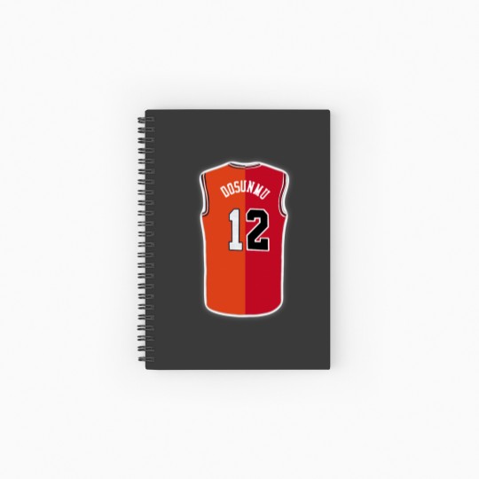Discover Ayo Dosunmu Illini Bulls Jersey Spiral Notebooks   Ruled Line