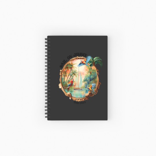 Discover Jimmy Buffett Sail On Spiral Notebooks with Ruled Lines