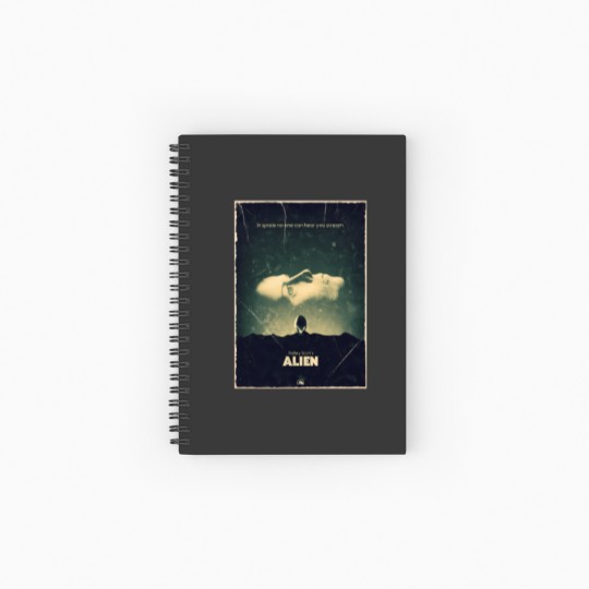 Discover Alien Movie Poster Spiral Notebooks   Ruled Line
