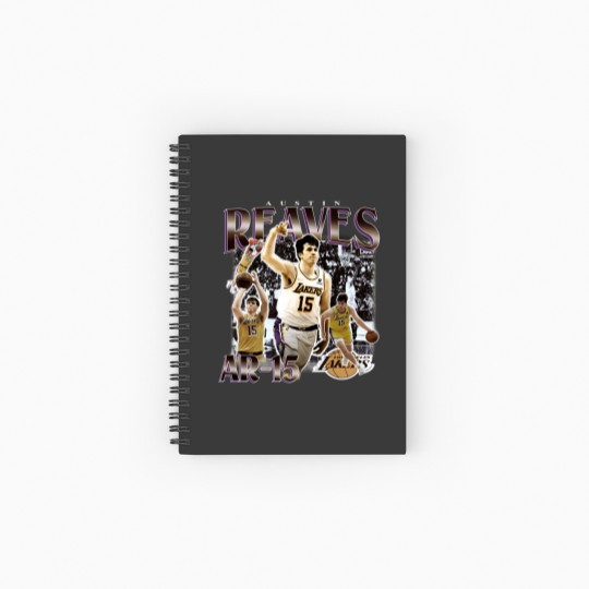 Discover Vintage 90s Graphic Style Austin Reaves Spiral Notebooks   Ruled Line