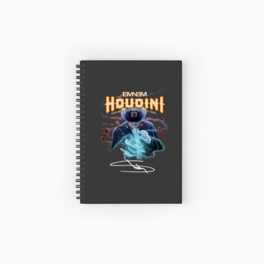 Discover Eminem Houdini Guess Whos Back And For My Last Trick Spiral Notebooks   Ruled Line