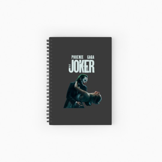 Discover Joker 2 Folie Deux 2024 Movie Spiral Notebooks   Ruled Line, Ld ga and Joaquin Phoenix Spiral Notebooks   Ruled Line