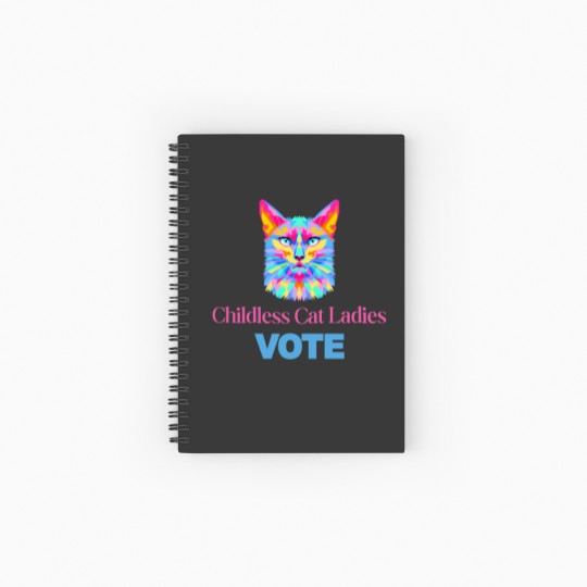Discover Funny Cat Spiral Notebooks for Childless Cat Ladies