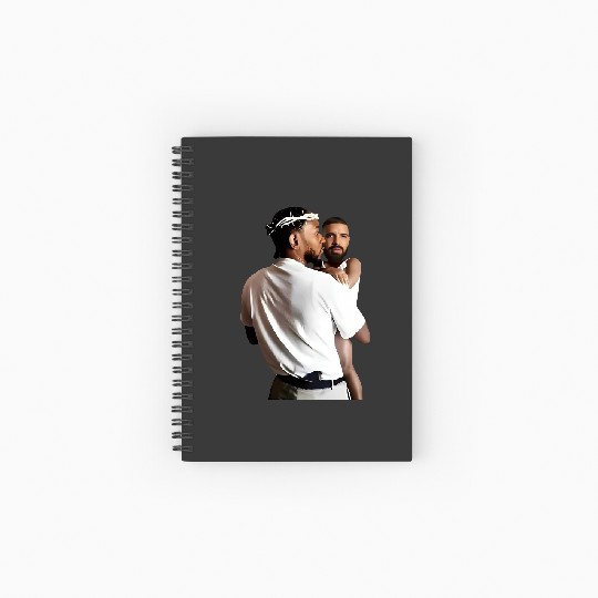 Discover Kendrick Lamar Holding Baby Drake Spiral Notebooks   Ruled Line, Kendrick Lamar vs Drake Rap