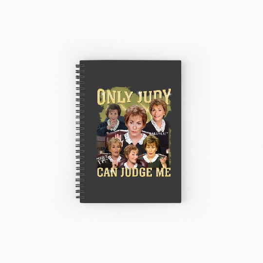 Discover Only Judy Can Judge Me Spiral Notebooks   Ruled Line