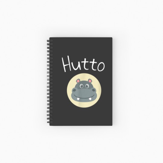 Discover Hutto Tx Hippo Texas City Spiral Notebooks   Ruled Line