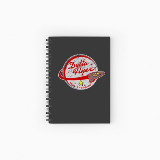 Discover Delta Flyer Patch Distressed Spiral Notebooks   Ruled Line