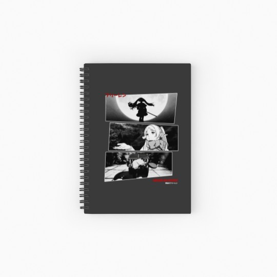Discover Sousou No Frieren Frieren Halftone Design Spiral Notebooks   Ruled Line