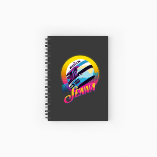 Discover Ayrton Senna Tfunny Spiral Notebooks   Ruled Line