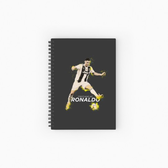 Discover Cristiano Ronaldo Cristiano Ronaldo (1) Spiral Notebooks   Ruled Line