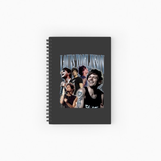 Discover Louis Tomlinson Vintage 90s Spiral Notebooks - Tour 2023