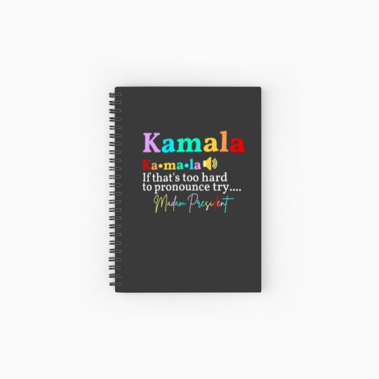 Discover Madam President Spiral Notebooks for Election 2024