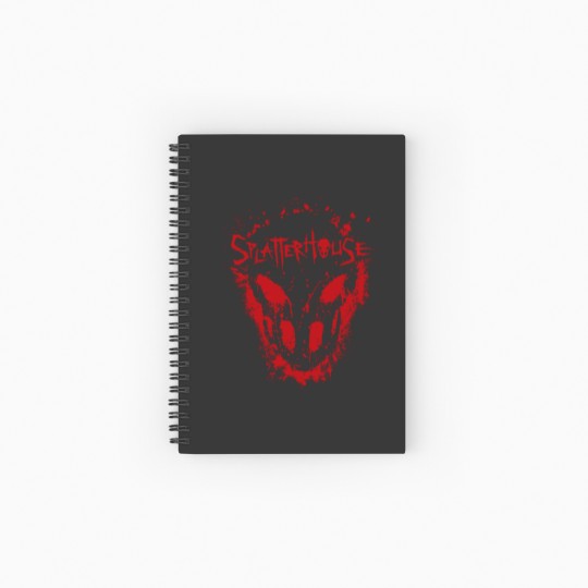Discover Splatterhouse Cover Spiral Notebooks   Ruled Line