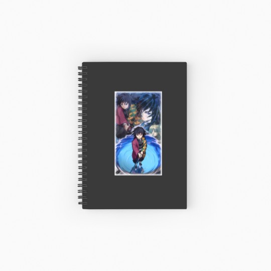 Discover Slay Demon Corp Giyu - Giyu Tomioka demon - Spiral Notebooks   Ruled Line