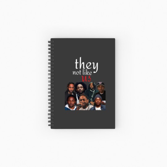 Discover Kendrick Lamar they not like us Spiral Notebooks   Ruled Line