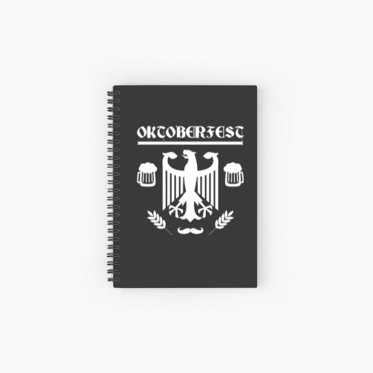 Discover Oktoberfest Inspired Design for German Oktoberfest Spiral Notebooks   Ruled Line