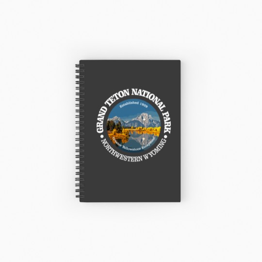 Discover Grand Teton National Park (NP) Spiral Notebooks   Ruled Line