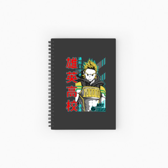 Discover Mirio Togata MHA Spiral Notebooks   Ruled Line