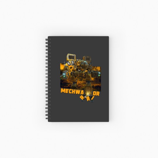 Discover Mechwarrior Battletech. MWO. All Systems Nominal. Popout 3D Design V1 Spiral Notebooks   Ruled Line