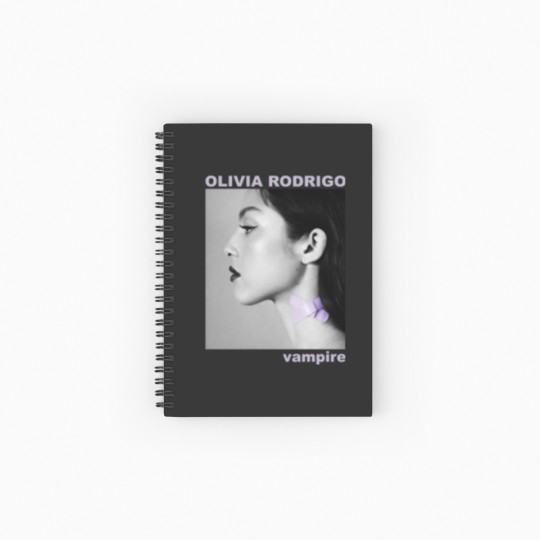 Discover Olivia Rodrigo | vampire Spiral Notebooks   Ruled Line Men