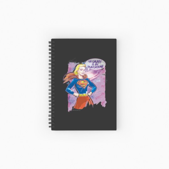 Discover Supergirl Galaxy Spiral Notebooks   Ruled Line