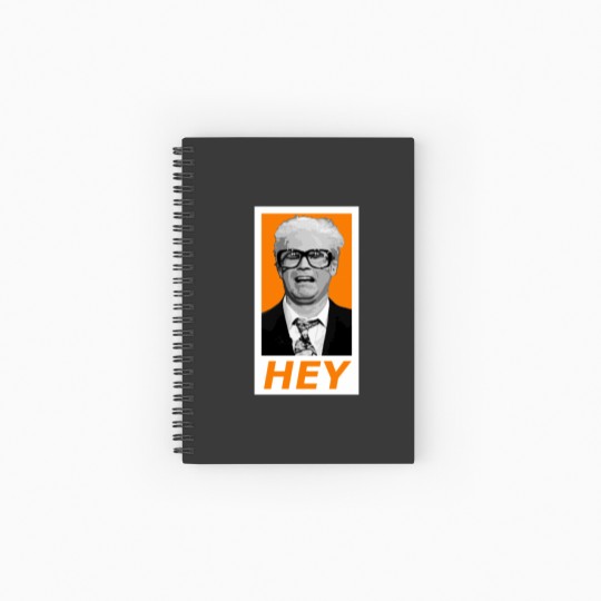 Discover Harry Caray - Hey - Orange Spiral Notebooks   Ruled Line