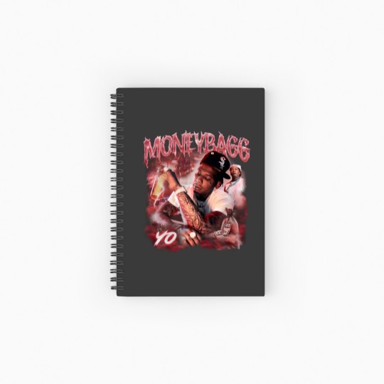 Discover Moneybagg Yo Rap Spiral Notebooks   Ruled Line, Larger Than Life Tour 2023 Spiral Notebooks   Ruled Line