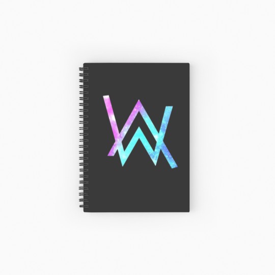 Discover Alan-Walker Logo Spiral Notebooks   Ruled Line