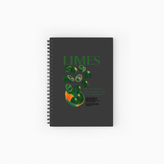 Discover Lime Graphic Spiral Notebooks