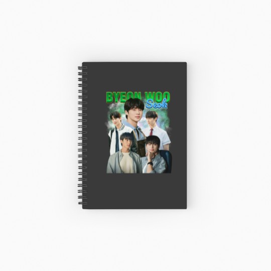 Discover limited-seok-byeon-woo-kdrama-korean Spiral Notebooks   Ruled Line