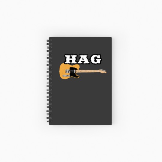 Discover Merle Haggard HAG Telecaster Spiral Notebooks   Ruled Line