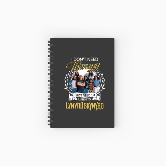 Discover Lynyrd Skynyrd Poster Spiral Notebooks   Ruled Line