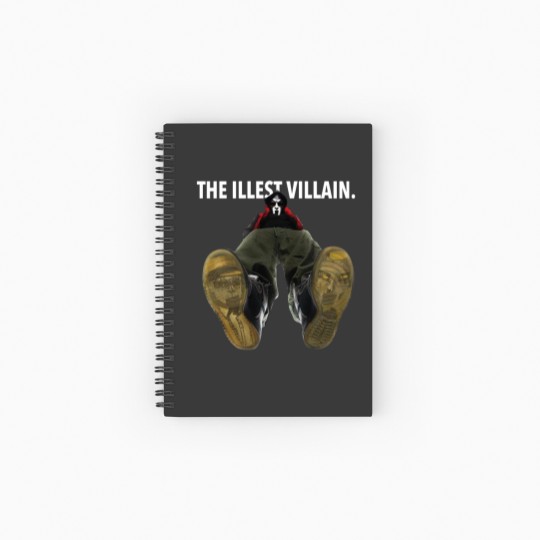Discover MF Dooom Spiral Notebooks   Ruled Line - The Illest Villain , mf Dooom Graphic Spiral Notebooks   Ruled Line