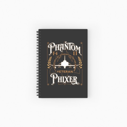 Discover Phantom Phixer F4 Phantom Aircraft Maintainer Veteran Spiral Notebooks   Ruled Line