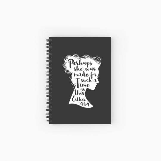 Discover Perhaps She Was Made For Such A Time Spiral Notebooks   Ruled Line